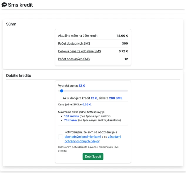 SMS kredit